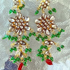 Beautiful kundan multicolored Earrings